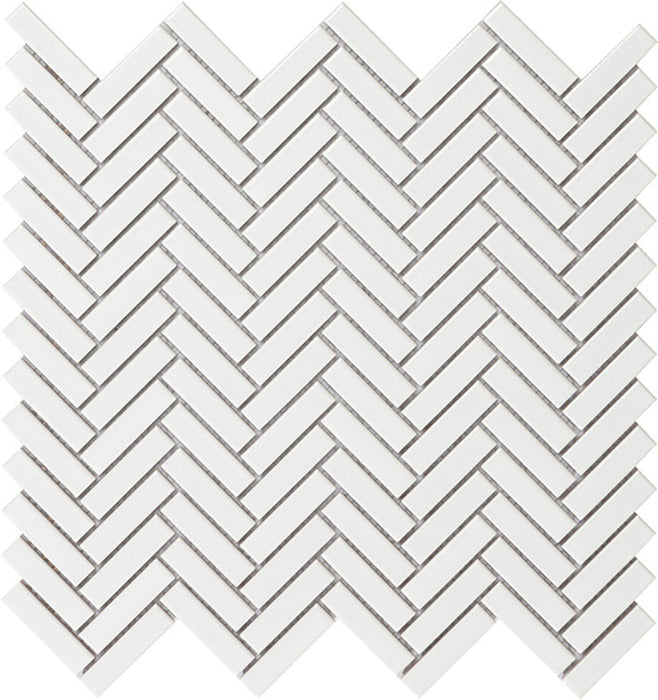 Mozaic pe plasă Chevron 28.3x27.7cm porțelan glazurat Spania