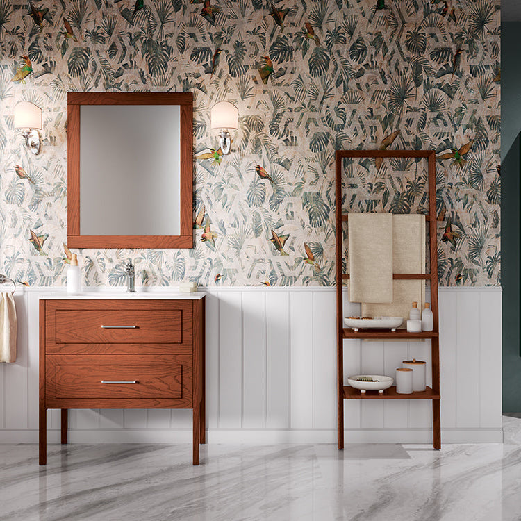 Mobilier Baie Contemporan Tiffany TF04 80 cm Lemn Masiv Eban Italy