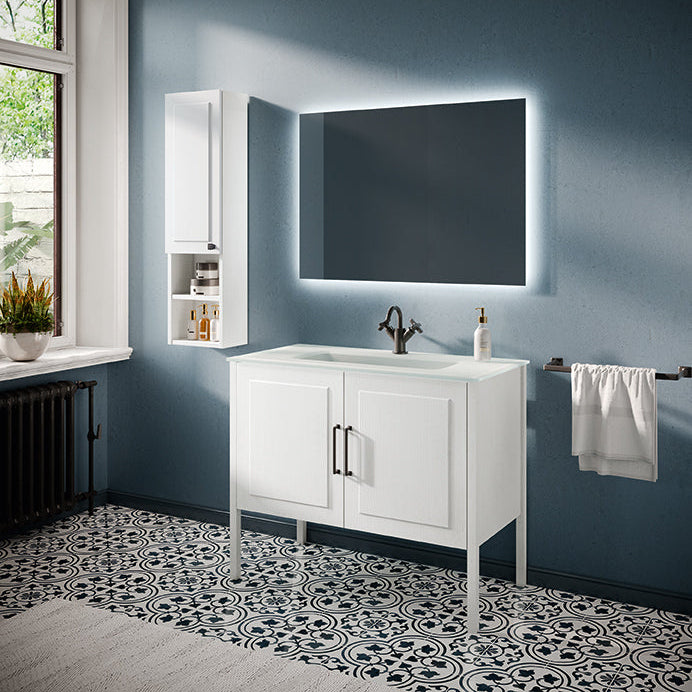 Mobilier Baie Contemporan Tiffany TF06 100 cm Lemn Masiv Eban Italy