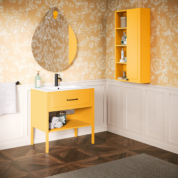 Mobilier Baie Contemporan Tiffany TF05 80 cm Lemn Masiv Eban Italy