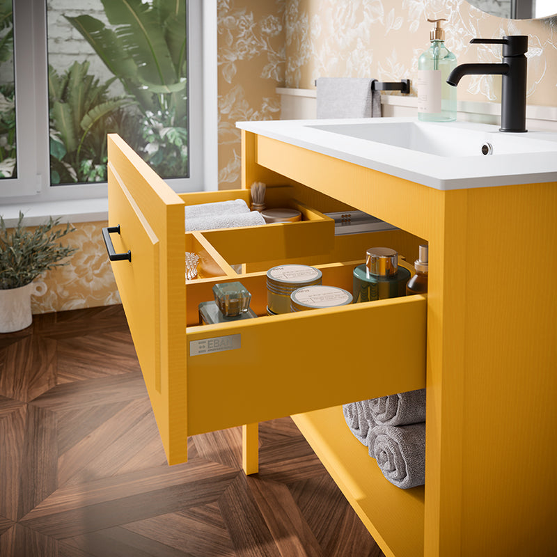 Mobilier Baie Contemporan Tiffany TF05 80 cm Lemn Masiv Eban Italy