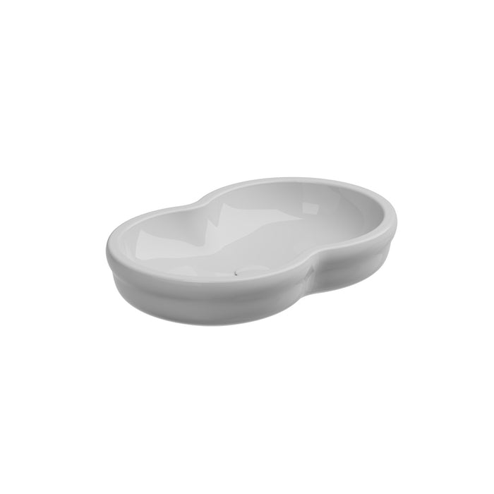 Lavoar cu Coloană GSG Time 65×42 cm – Ceramică Albă Lucioasă, Made in Italy