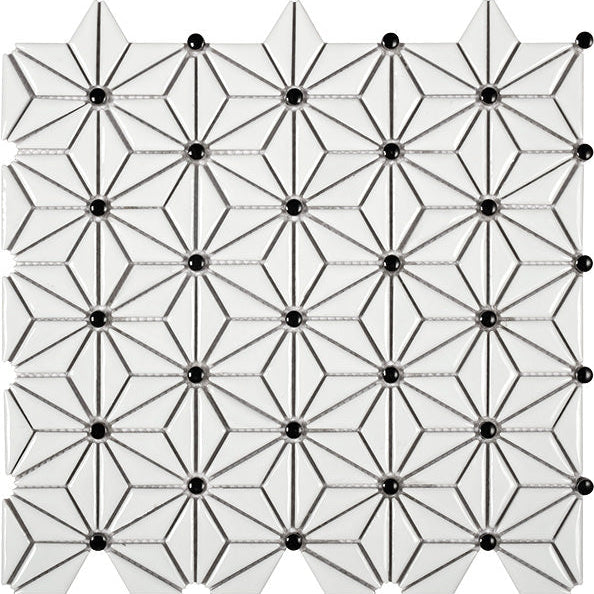 Mozaic Tokyo 29x30cm Porțelan Glazurat Spania - Design Modern Lucios