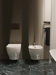 Vas WC și bideu Ten Artceram în baie contemporană