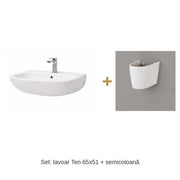Lavoar Ten și semicoloana TEC004