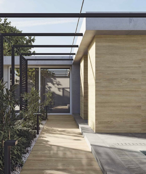 Gresie Porțelanată Rectificată Troncais Duna 20×120 cm – Aspect Lemn | Sichenia Italy