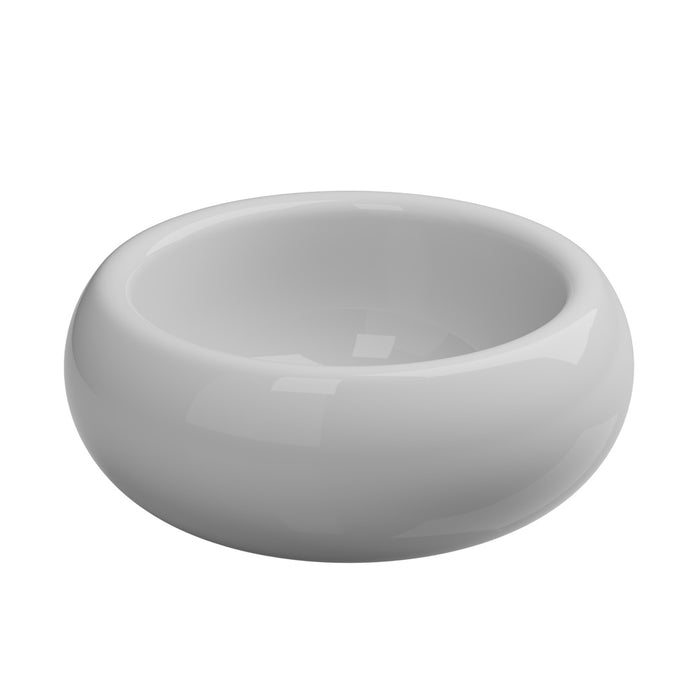 Cadă Freestanding Rotundă Petra 150 cm – Alb Lucios | Acril Compozit GSG