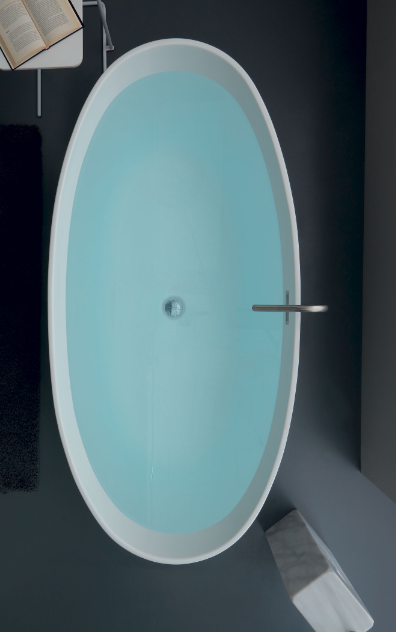 Cadă de Baie Freestanding Flo Modern 170x82x58cm - Kerasan Italia