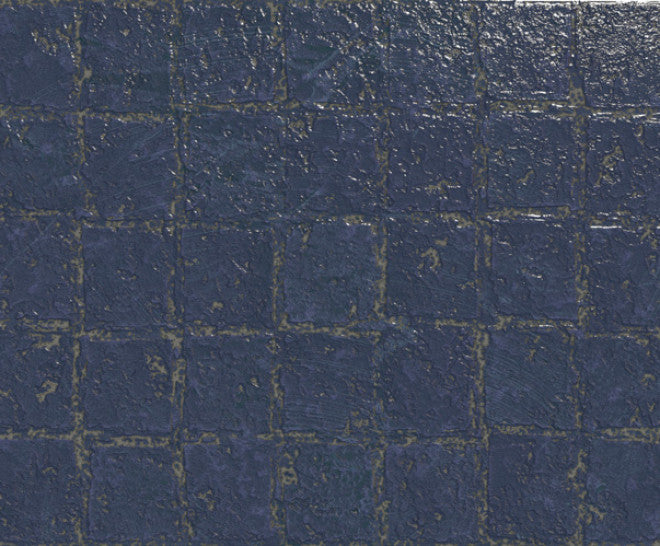 Gresie/ Faianta abstra blue blocks shiny 50x100cm made in spania