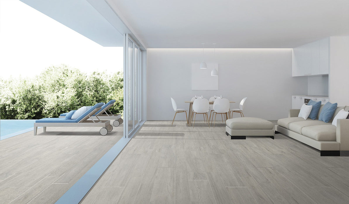 Gresie Porțelanată Nuance grey 20x120 cm Aspect Lemn Itiles Italy