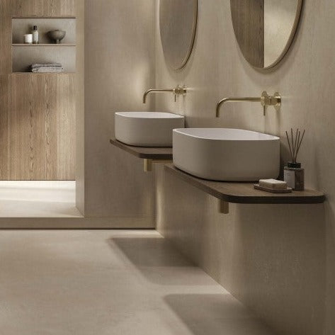 Baterie Cadă Freestanding Tiber – Crom Lucios, Furtun & Pară Duș Incluse | VEMA Italy