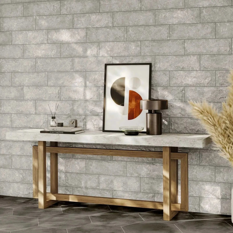 Gresie porțelanată Andes 15 × 45 cm, mat, aspect piatră – Realonda