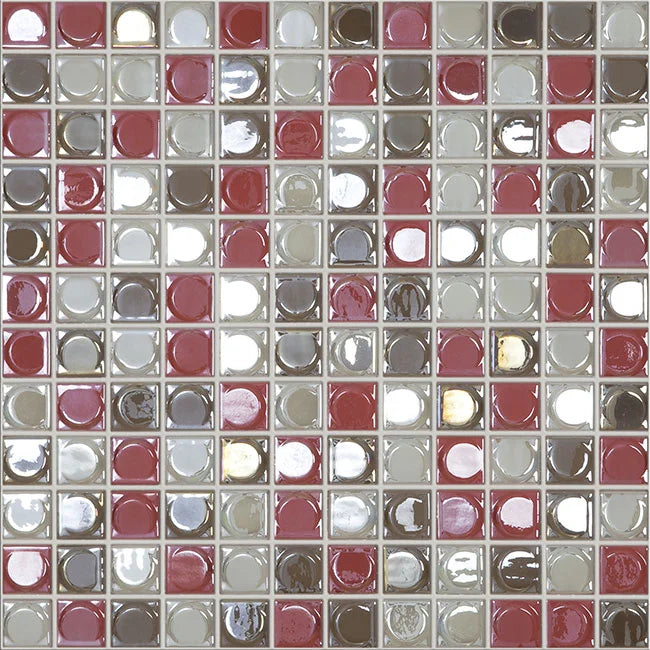 MOZAIC PE PLASA AURA 25X25CM VIDREPUR MADE IN SPAIN