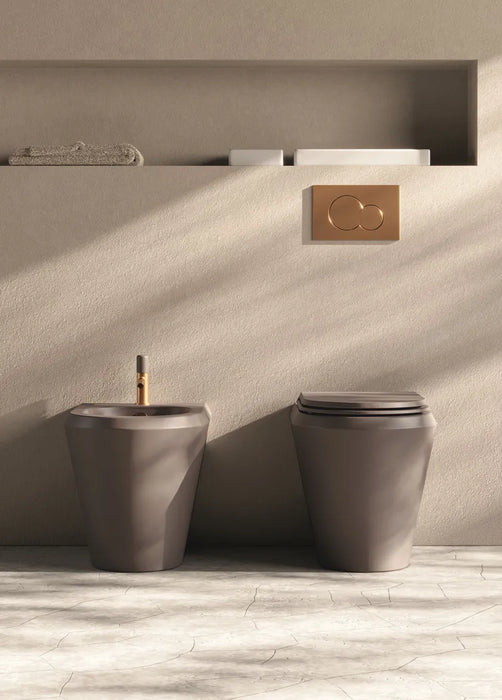 Vas WC Stativ Cruise – Tortora satinato (cod.029) | GSG Ceramica Italia