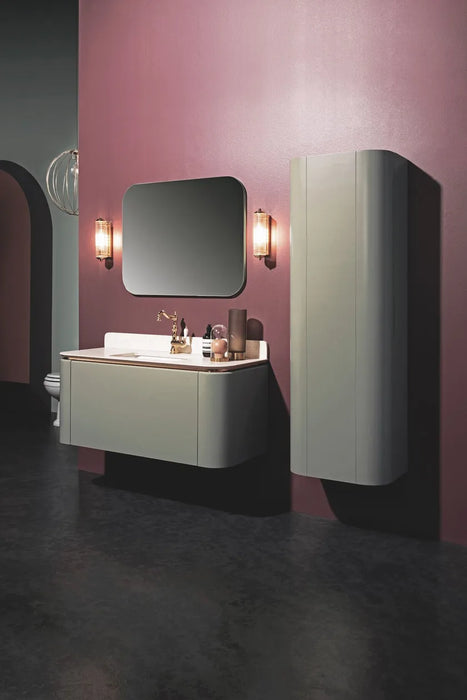 Mobilier baie contemporan Demode 121x51cm Gaia Mobili Italy