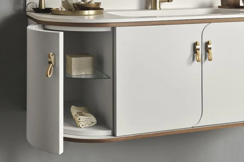 Mobilier baie contemporan Liberty 121x51cm Gaia Mobili Italy