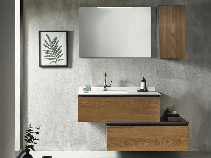 Mobilier baie modular Mood2 106x51cm  Gaia Mobili Italy