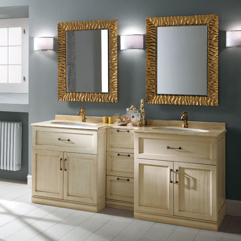 Mobilier baie clasic Tudor 3, 183 × 57 cm, lemn masiv – BMT Mobili