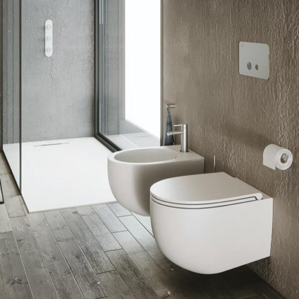 Vas WC Suspendat Bull cu Capac Soft Close - Design Italian Modern SDR Ceramiche