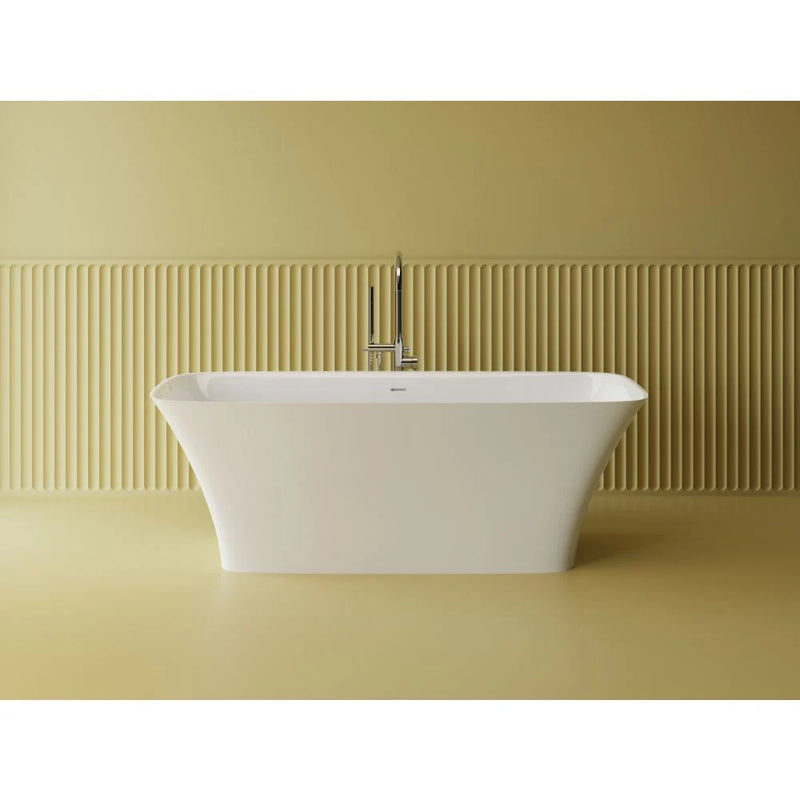 Cadă Freestanding Corsica 175×76 cm – Compozit Alb Premium