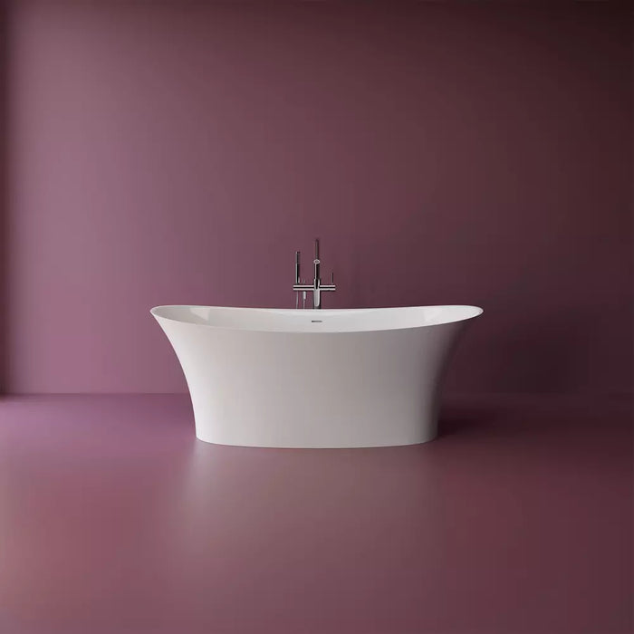 Cadă Freestanding Syros – Compozit Alb Premium 170x79 cm