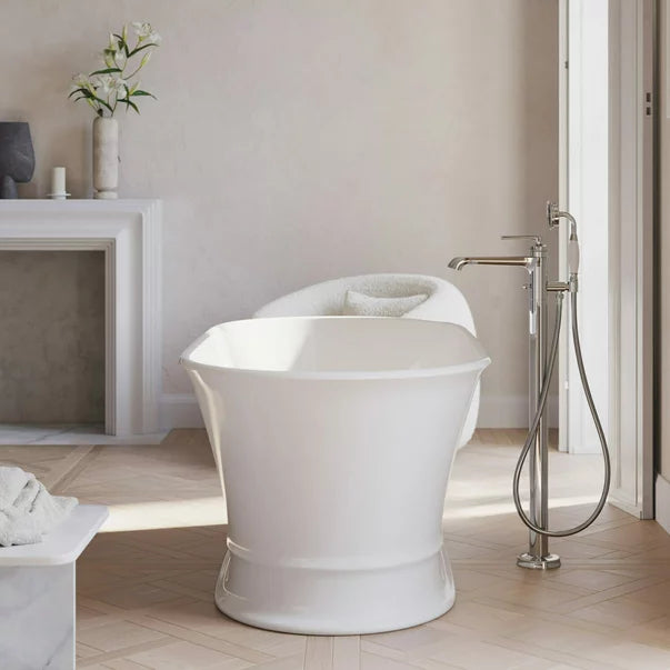 Cadă Freestanding Classica 160x79 cm – Acril Sanitar Alb Premium