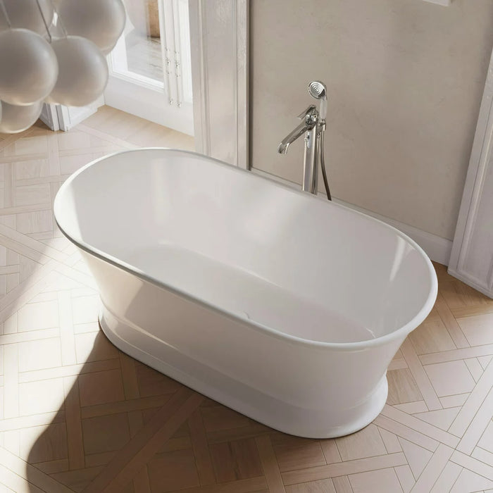 Cadă Freestanding Classica 160x79 cm – Acril Sanitar Alb Premium