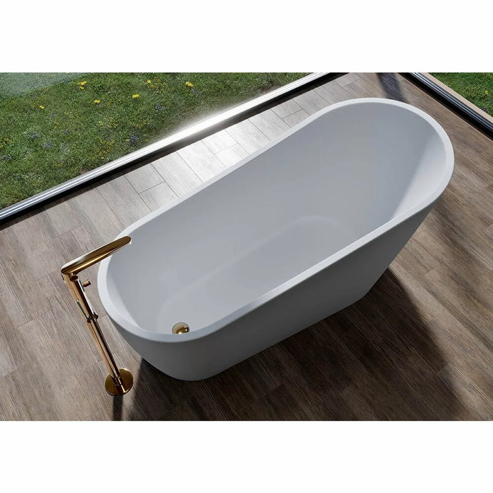 Cadă Freestanding Zen 167x72 cm – Acril Sanitar Alb Premium