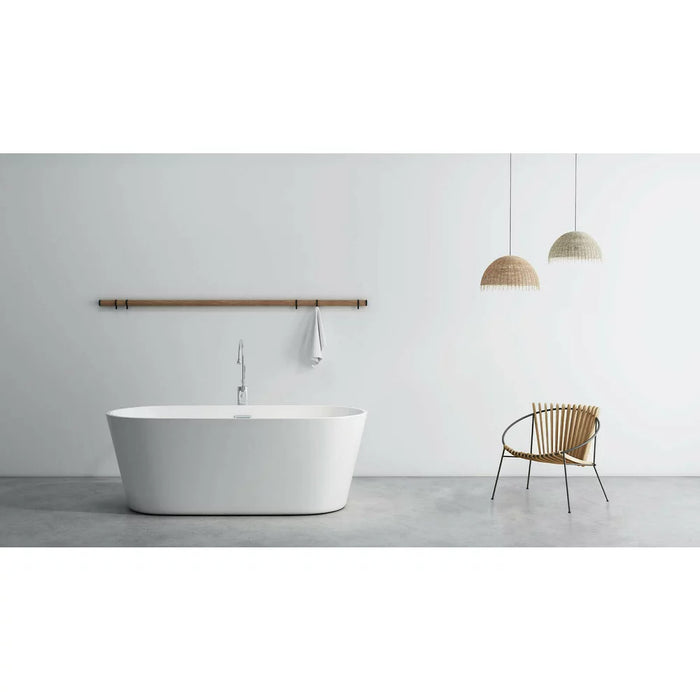 Cadă Freestanding Esir 150x75 cm – Acril Sanitar Alb Premium