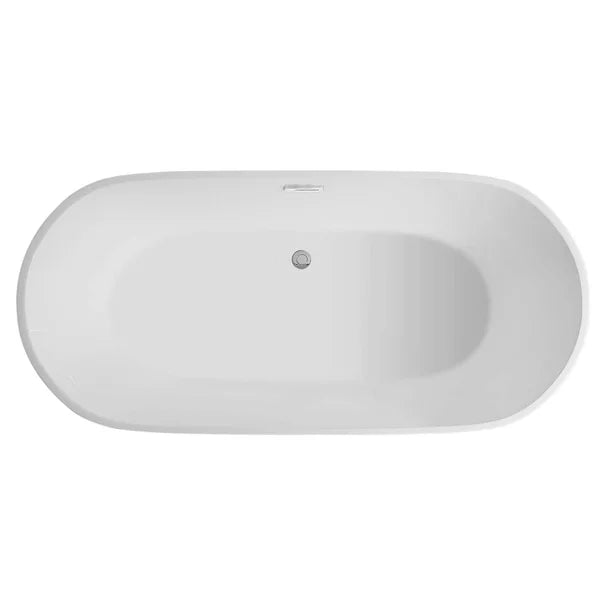 Cadă Freestanding Esir 170x80 cm – Acril Sanitar Alb Premium