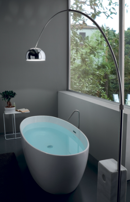 Cadă de Baie Freestanding Flo Modern 170x82x58cm - Kerasan Italia