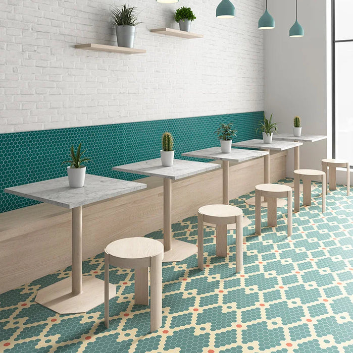 MOZAIC PE PLASA CANDY HEX 35X35CM VIDREPUR MADE IN SPAIN