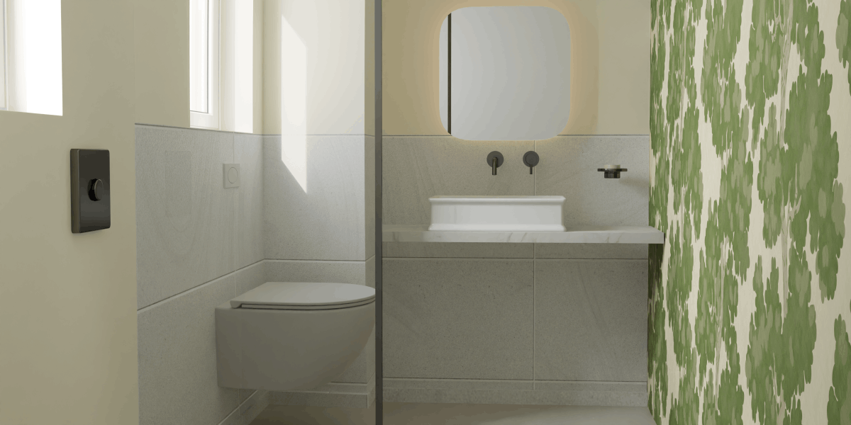 Lavoar Blat Charme Vitruvit 62x39 cm - Design Italian Premium cu Finisaje Personalizabile