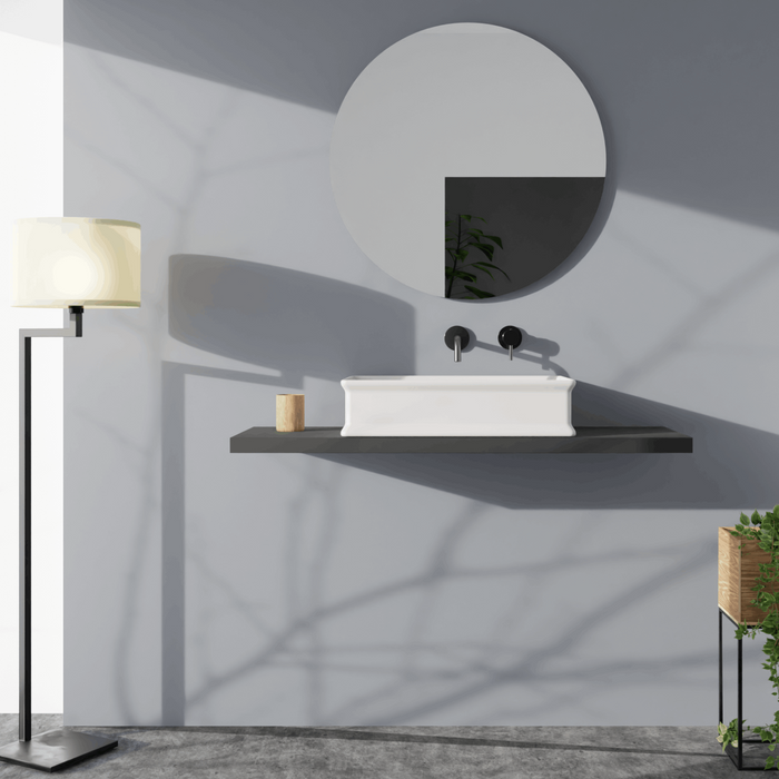 Lavoar Blat Charme Vitruvit 62x39 cm - Design Italian Premium cu Finisaje Personalizabile