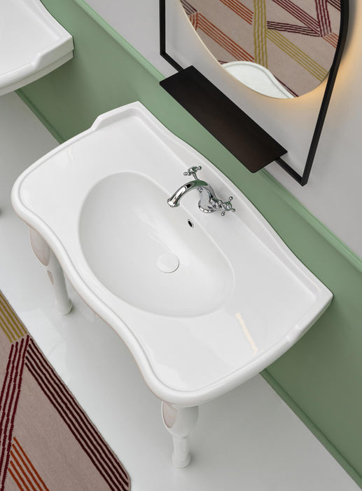 Lavoar Contea Axa 100x56cm cu coppia gambe Italy