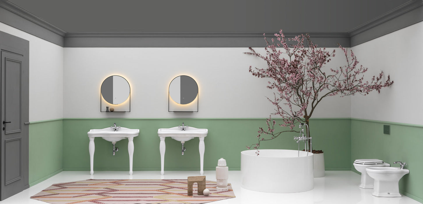 Lavoar Contea Axa 100x56cm cu coppia gambe Italy