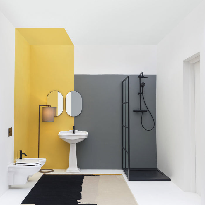 Vas WC Suspendat Contea cu Capac Soft Close Alb – 48×35 cm