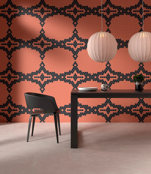 MOZAIC PE PLASA CANDY HEX 35X35CM VIDREPUR MADE IN SPAIN