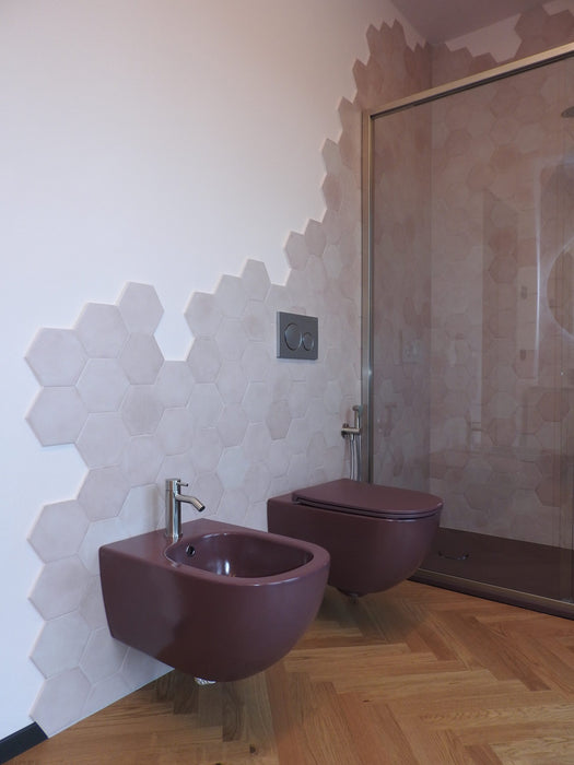 Gresie Hexagonală Portelanată Exanuance 14x16 cm Tonalite Italy