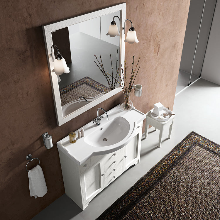 Mobilier Baie Clasic Gemma GE03 105×45 cm Alb Decapé – Eban Mobili Italy