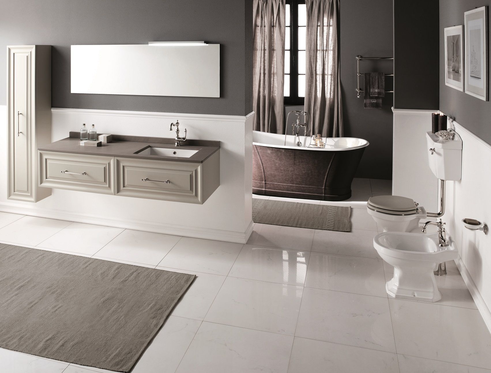 Mobilier de baie Alterego, fabricat în Italia