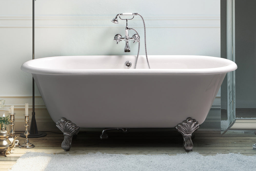Cada baie fonta clasica Jasmine colorat  178x80 cm  made in Italy