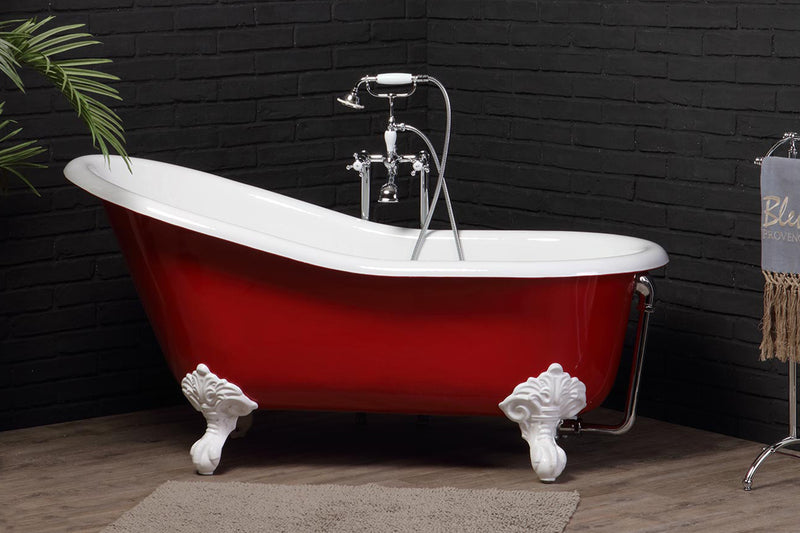 Cadă de Baie din Fontă Clasică Lavande 154x76cm - Design Italian Premium