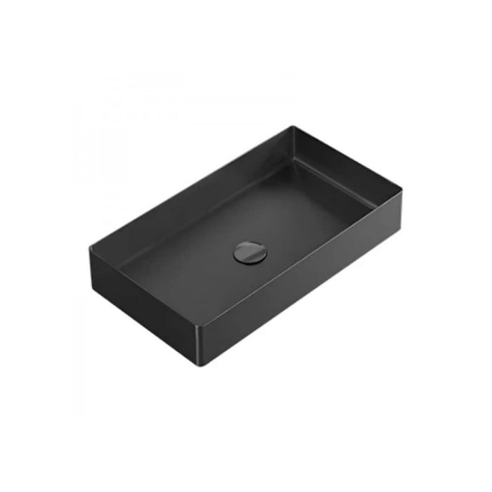 Lavoar pe Blat Saturn Antracit – Oțel Inoxidabil 38×38 cm
