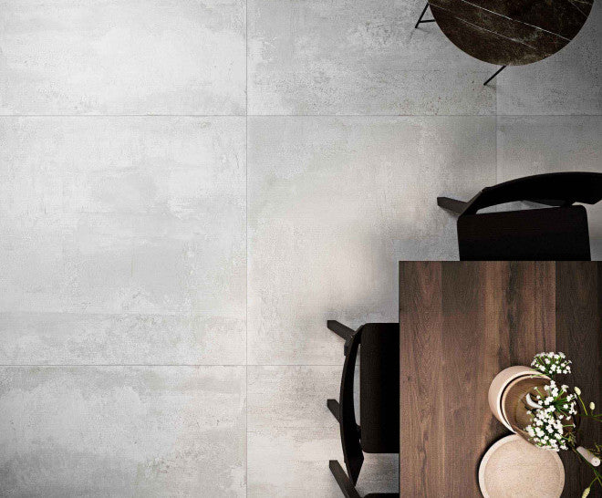 Gresie și faianță porțelanată Metallic Grey 50 × 100 cm, natural – Aparici