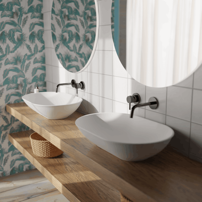 Lavoar de Blat Mild 58x40cm - Design Italian Premium Vitruvit - Finisaje Mat și Lucios