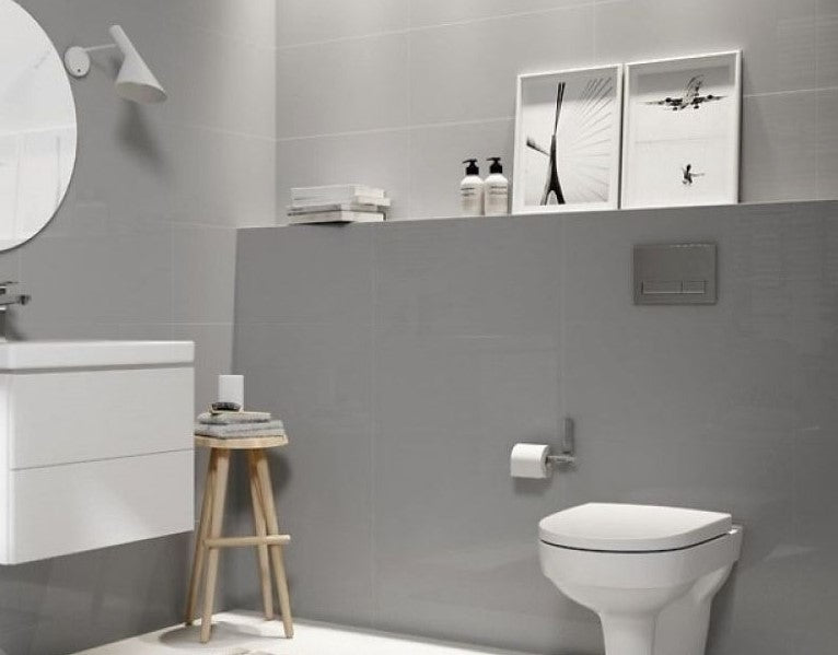 City – Vas WC Suspendat Alb cu Capac Soft Close, Ceramică Lucioasă (53×35,5 cm)