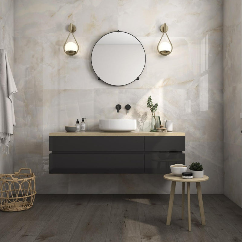 Gresie porțelanată Sardonyx 60 × 120 cm, aspect marmură – Pamesa