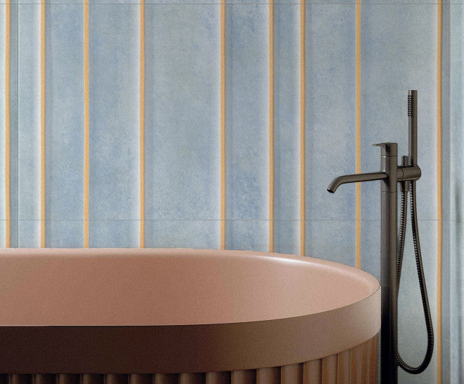 Gresie și faianță porțelanată Paradox Blue 50 × 100 cm, natural – Aparici