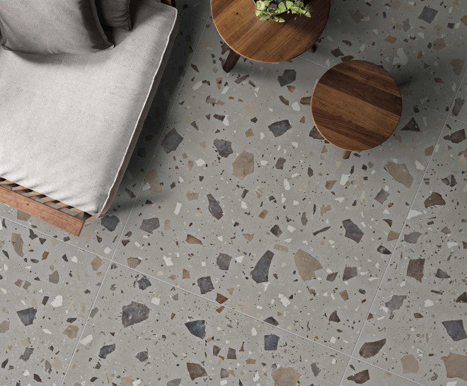 Gresie/ Faianta pebble grey natural 60x60 cm made in spania